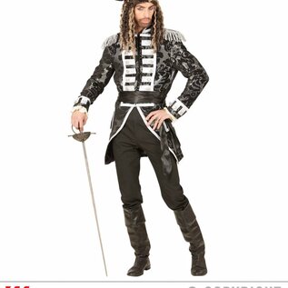 "SILVER JACQUARD PARADE TAILCOAT"