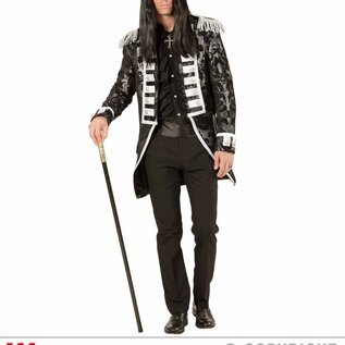"SILVER JACQUARD PARADE TAILCOAT"