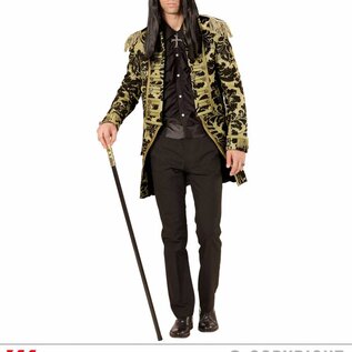 "GOLD JACQUARD PARADE TAILCOAT"