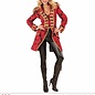 "RED JACQUARD PARADE TAILCOAT"