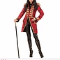 "RED JACQUARD PARADE TAILCOAT"