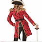 "RED JACQUARD PARADE TAILCOAT"