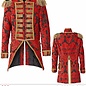 "RED JACQUARD PARADE TAILCOAT"