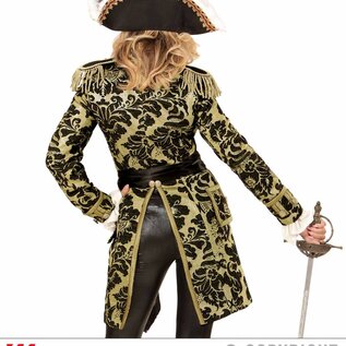 "GOLD JACQUARD PARADE TAILCOAT"