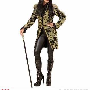 "GOLD JACQUARD PARADE TAILCOAT"