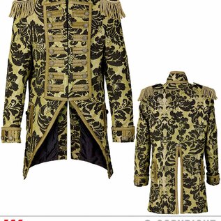 "GOLD JACQUARD PARADE TAILCOAT"