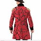 "RED JACQUARD PARADE COAT"