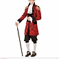 "RED JACQUARD PARADE COAT"