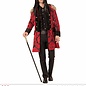"RED JACQUARD PARADE COAT"