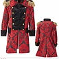 "RED JACQUARD PARADE COAT"