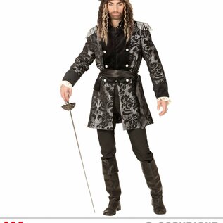 "SILVER JACQUARD PARADE COAT"