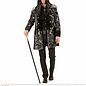 "SILVER JACQUARD PARADE COAT"
