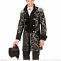 "SILVER JACQUARD PARADE COAT"