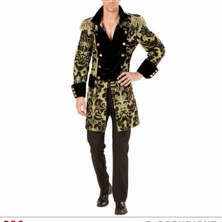 "GOLD JACQUARD PARADE COAT"