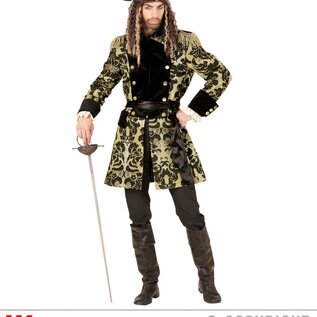 "GOLD JACQUARD PARADE COAT"
