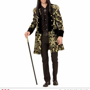 "GOLD JACQUARD PARADE COAT"