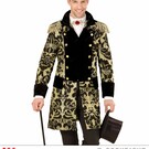 "GOLD JACQUARD PARADE COAT"