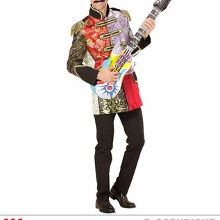 "JACQUARD PATCHWORK PARADE COAT"