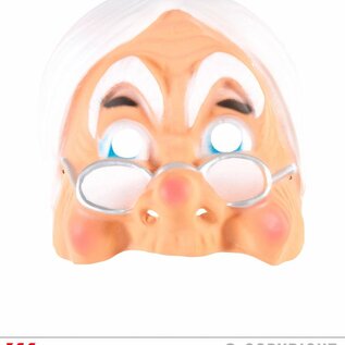 Pk 12 "PVC GRANDMA MASK" adult size