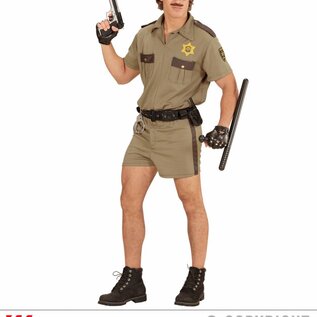 "CALIFORNIA HIGHWAY PATROL OFFICER" (shirt, shorts, belt, badge)