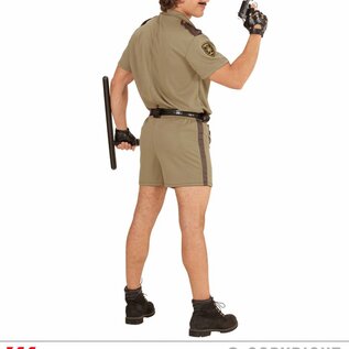 "CALIFORNIA HIGHWAY PATROL OFFICER" (shirt, shorts, belt, badge)
