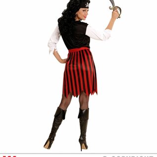 "PIRATE" (dress with vest, belt, headpiece)