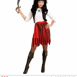 "PIRATE" (dress with vest, belt, headpiece)