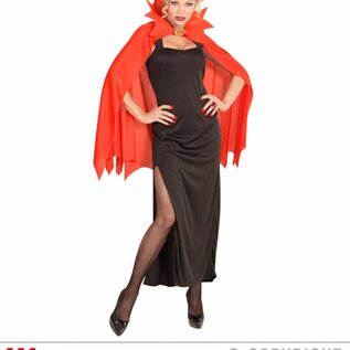 "DEVIL" (dress, cape, horns)