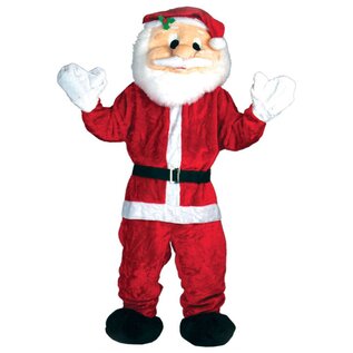 Kerstman pak de luxe mascotte