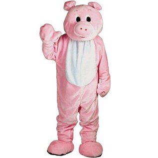 Varkens pak de luxe mascotte