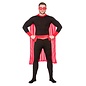 Super helden pak rood/zwart
