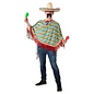 Mexicaanse poncho multi-kleuren