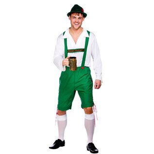 Lederhosen set groen compleet