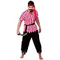 Piraten pak rood/wit