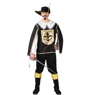 Musketier pak zwart