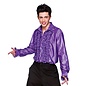 Rouche blouse paars