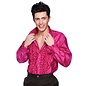 Rouche blouse roze