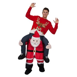 Gedragen door kerstman luxe