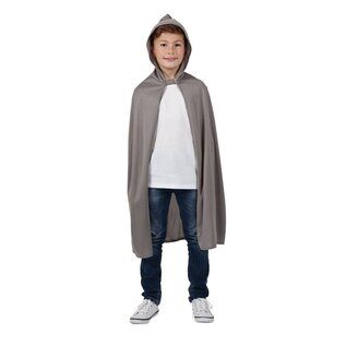 Grijze cape voor kinderen