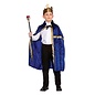 Koningsmantel blauw voor kinderen