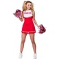 High School Cheerleader pakje rood