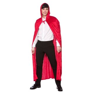 Fluwelen rode cape