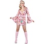 Retro Hippie jurkje in roze