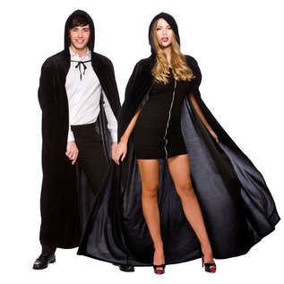 Deluxe fluwelen cape voor volwassenen