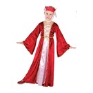 Middeleeuwse prinses Agatha in rood
