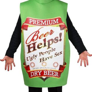 Grappig bierfles pak