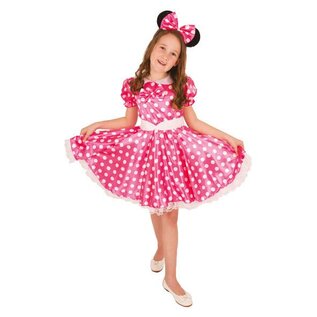 Lief mini mouse jurkje in de kleur roze