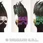 Carnavals-accessoires: Parijs pailetten masker, in diverse kleuren