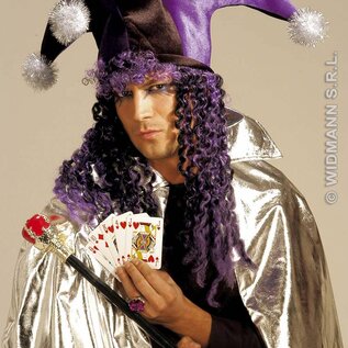 Carnavals-accessoires: Jokermuts met haar