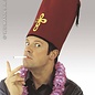 Carnavals-accessoires: Stoffen maxi fez Hassan